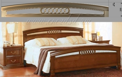 3d модели кроватей для станков с ЧПУ