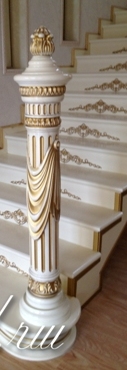 3d модели элементов лестниц, балясин, заходных столбов с ЧПУ