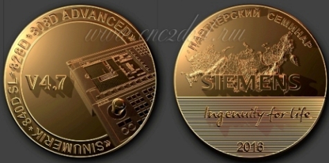 3d модели клише и штампов монет и медалей для ЧПУ