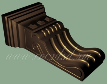 3d модели кронштейнов и пилястр для ЧПУ, резные элементы