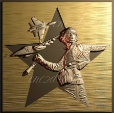 3d модели панно и картин для станков с  ЧПУ