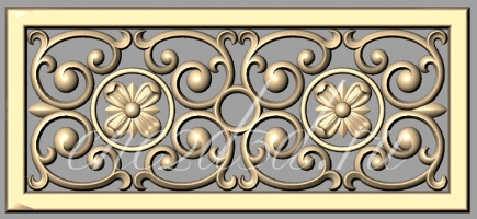 3d модели резных решеток для станков ЧПУ